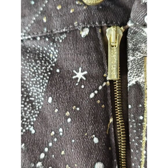 2003 Roberto Cavalli Astrology Logo Print Horoscope Jeans Pants Size Small- HTF - Picture 5 of 16